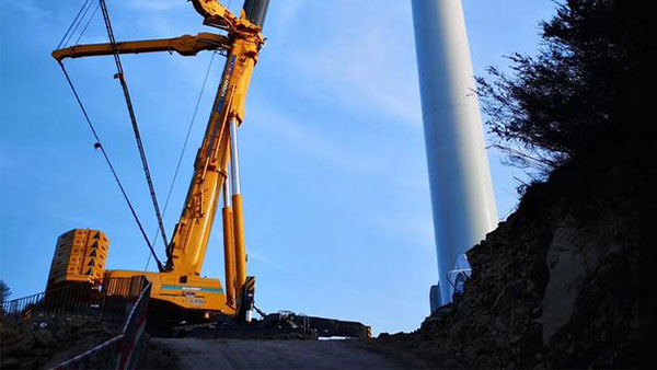 来了！首台XCA1200_I落户广东，中国风电吊装千吨级阵营再添劲旅