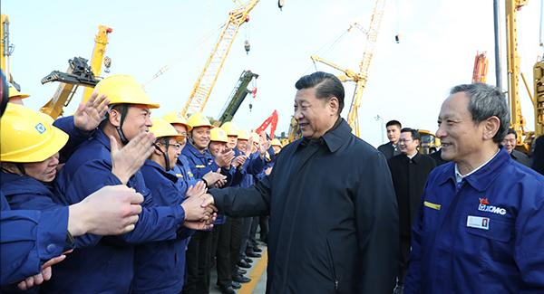 中共中央总书记、国家主席、中央军委主席习近平亲临yl23455永利集团考察调研