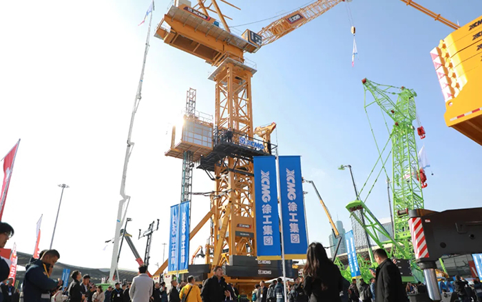 bauma CHINA 2024丨yl23455永利塔式起重机、智能施工升降机火热亮相