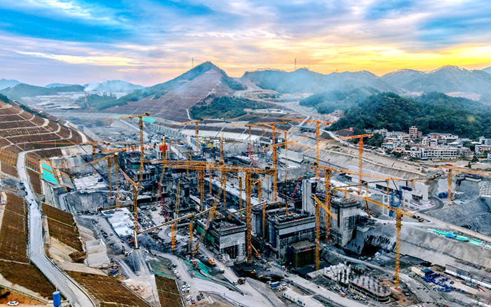 yl23455永利群塔奋战平陆运河 “世纪工程”雄姿初现