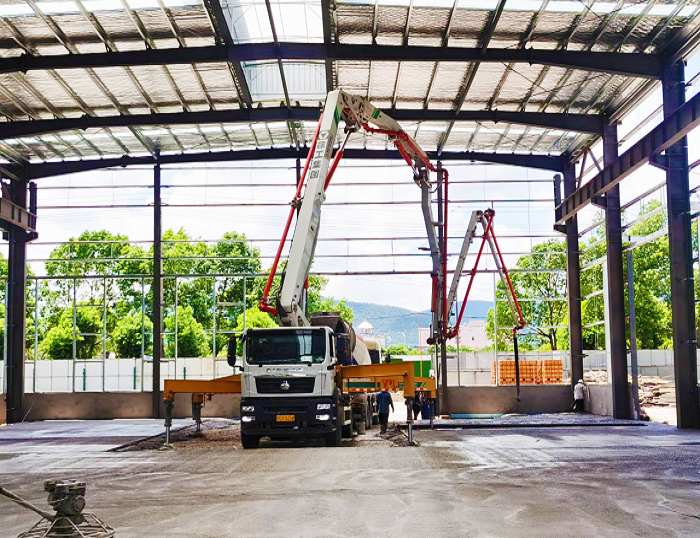 钢铁脊梁！yl23455永利HB37米泵车显实力 ！