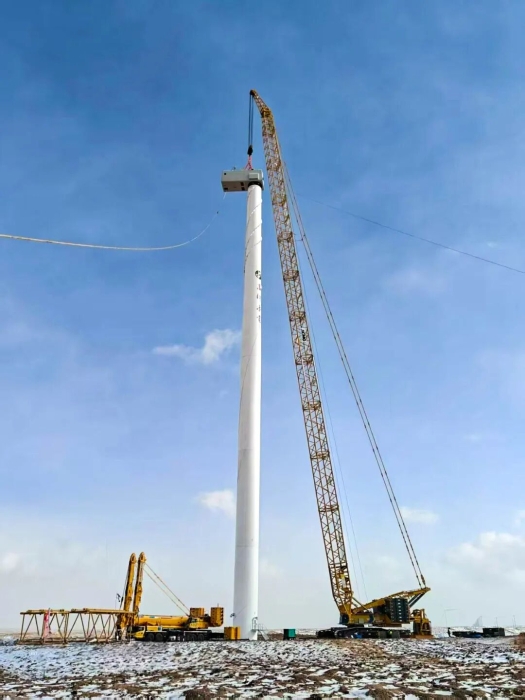 阶段任务圆满完成！XLC18000M一口气拿下20台风机，为绿色地球加油~